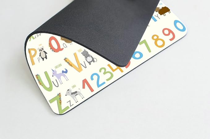 Alphabet Mouse Pad for Learning Tool for and Babies Large A to Z mosue pad Non-Slip Mouse pad Gaming Mouse pad…