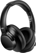 TUINYO Bluetooth Headphones Wireless, Over Ear Stereo Wireless Headset 40H Playtime with deep bass, Soft Memory-Protein Earmuffs, Built-in Mic Wired Mode PC/Cell Phones/TV- Rose Gold