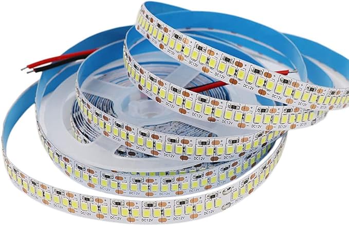LED Strip Lights, SMD 2835 LED Strip, DC12V 1200LEDs 16.4Ft 26000LM High Density LED Light Strips Tube Waterproof IP67, 3 Times Brightness Than SMD3528 LED Strip, Blue
