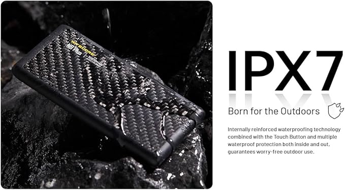 Nitecore NB Plus 10,000mAh Power Bank, Ultra Lightweight and Slim USB-C and USB-A Ports for Phones, iPads and More Travel Ready Fast Charging 5V/3A QC PD