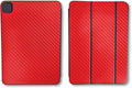 Carbon Fiber Skin Compatible with Apple Smart Folio for iPad Pro 11-inch (M4/M5) 2025 - Solid Red - Premium 3M Vinyl Protective Wrap Decal Cover | Crafted in The USA by MightySkins