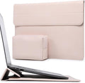 HYZUO 15-16 Inch Laptop Case Bag Sleeve with Stand Feature for MacBook Pro 16 M5/M4/M3/M2/M1 Pro/Max 2026-2019, XPS 15, MacBook Pro 15 2015-2012, Samsung Galaxy Book Flex 15, Apricot