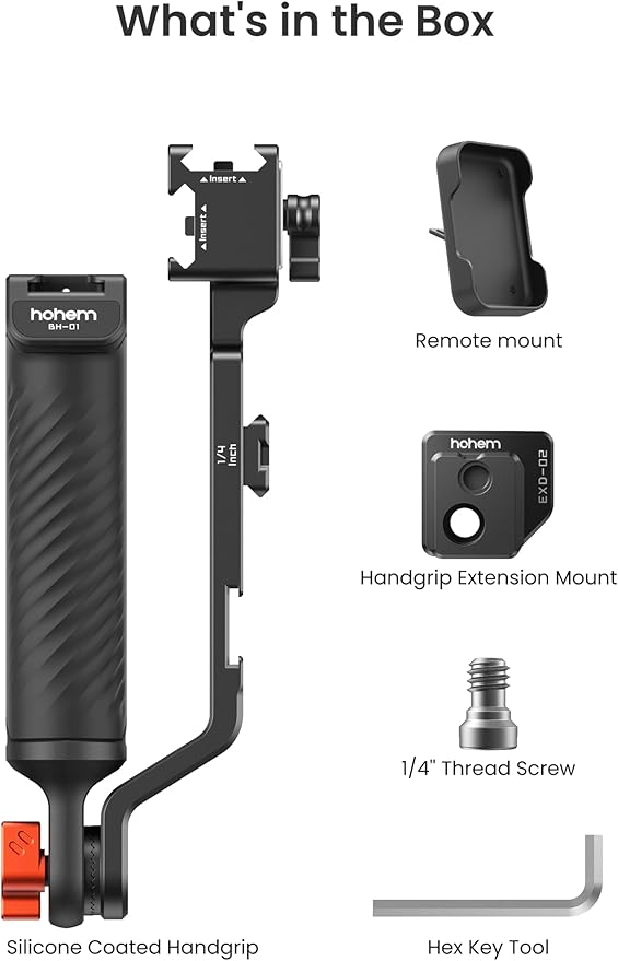 Hohem Sling Handgrip Gimbal Handle for hohem iSteady MT3 Pro/MT3/MT2/M7/M6, Ergonomic Grip, Bi-Directional Twist, Low Angle Shots, BH-01