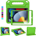 Kids Case for iPad 9th/8th/7th Generation 10.2 Inch 2021/2020/2019, Case for iPad Air 3rd Gen/Pro 10.5 Inch, Durable Shockproof Cover with Screen Protector for iPad 10.2 & 10.5, Green