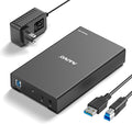 MAIWO External Hard Drive Enclosure for 2.5 3.5 Inch SATA HDD/SSD, USB 3.0 Hard Drive Reader HDD Case with UASP, 24TB Capacity, Aluminum