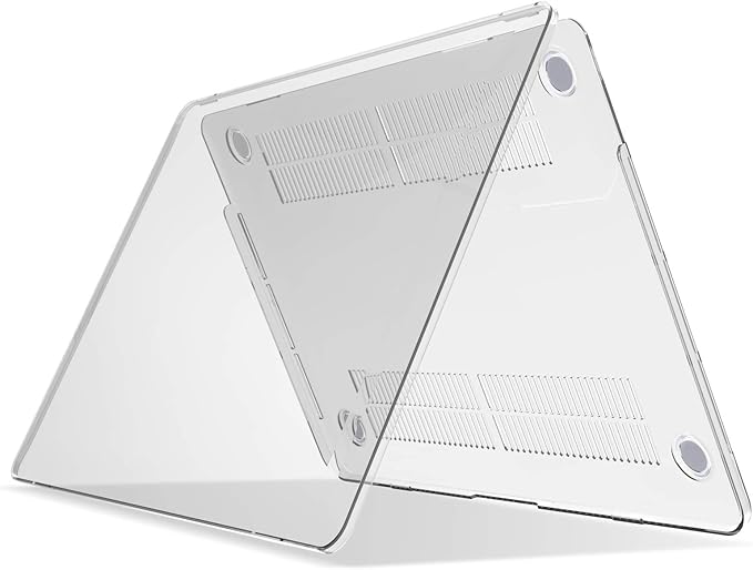 IBENZER Compatible with MacBook Pro 15 Inch Case 2019 2018 2017 2016 A1990 A1707, Hard Shell Case with Keyboard Cover & Type C Adapter for Mac Pro 15 Touch Bar, Crystal Clear, T15CL+1TC