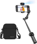AOCHUAN 3-Axis Gimbal Stabilizer for Smartphone Smart X2 Black Kit & B10 Storage Bag