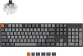 Keychron K10 Full Size 104 Keys Bluetooth Wireless Mechanical Gaming Keyboard for Mac Windows with Keychron Super Brown Switch, Multitasking/White LED Backlight/USB C Wired Computer Keyboard