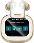 Wireless Earbuds with Smart Touch Screen Bluetooth in-Ear Headphones ANC Noise Cancelling Clear Calls 60H Playtime IPX5 Waterproof Earbuds for Sports Gym Work Travel