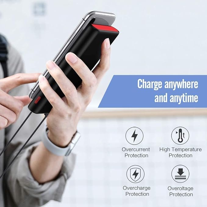 Portable Charger Power Bank 25800mAh,5V/3A Fast Charging Portable Phone Charger,3 USB Ports External Battery Pack Backup Travel Camping Essential for iPhone 17/16/15/14,Samsung Galaxy Android iPad etc