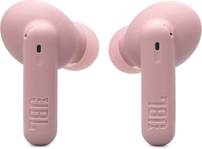 JBL Vibe Beam 2 - True Wireless Noise Cancelling Earbuds with JBL Pure Bass Sound & Smart Ambient Technology, 4mics for Crisp, Clear Calls, up to 40Hrs of Playback, IP54 Dust & Water Resistant (Pink)