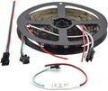 WS2812B LED Strip Lights 16.4ft 5M WS2812B 150LEDs Programmable Individual Addressable WS2811 Built-in 5050 RGB LED Strip IP30 Non-Waterproof DC5V with Mini Controller
