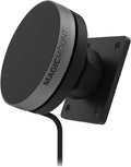 Scosche Qi2 Wireless MagSafe Car Mount Charger, 15W Magnetic Cell Phone Holder for Car with AMPS Mounting Plate for ProClip Vehicle Specific Mount Bases Compatible with iPhone, Samsung