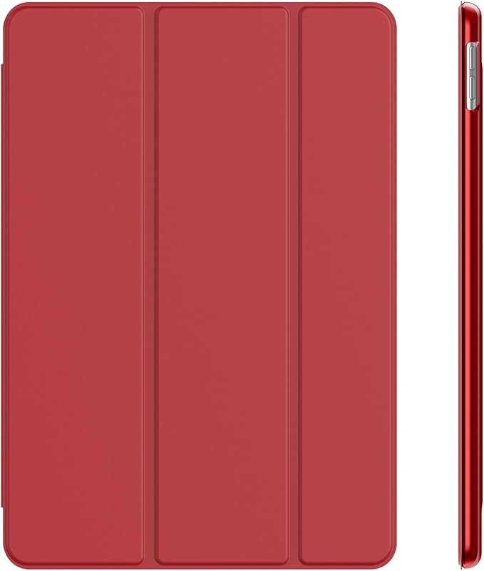 JETech Case for iPad Pro 10.5-Inch and iPad Air 3 (10.5-Inch 2019, 3rd Generation), Smart Cover Auto Wake/Sleep Cover (Red)
