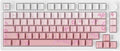DAREU EK75PRO Sakura Pink Wireless Mechanical Gaming Keyboard,75% Hot Swap Creamy Keyboard with Knob,RGB Backlit,Gasket Custom Structure,Side Printed PBT Keycaps,2.4Ghz/BT5.1/USB-C, for Win/MAC