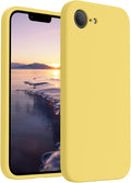 FireNova Magnetic for iPhone 17e Case/iPhone 16e Case, Compatible with MagSafe, [Silicone Camera Protection] Microfiber Lining Phone Case, 6.1", Yellow