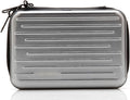 KAYOND Anti-Shock Silver Aluminium Carry Travel Protective Storage Case Bag for 2.5" Inch Portable External Hard Drive HDD USB 2.0/3.0 (Silvery White)