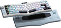RK ROYAL KLUDGE A72 Alice Ergonomic Wireless Mechanical Keyboard w/Knob/Macro Keys/Touchable Nameplate, Tri-Mode 68% 72-Key Gasket Keyboard BT/2.4G/USB-C, Hot Swap, Win/Mac Software, 7500mAh Battery