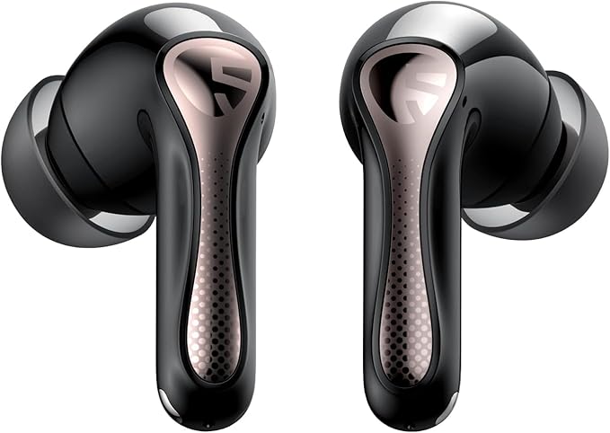 SoundPEATS Hi-Res Wireless Earbuds, LDAC & aptX Lossless, 10mm Hi-Fi Driver, Snapdragon Sound, Adaptive ANC, 37H Battery, BT 5.4, IPX5 Waterproof, Multipoint Connection
