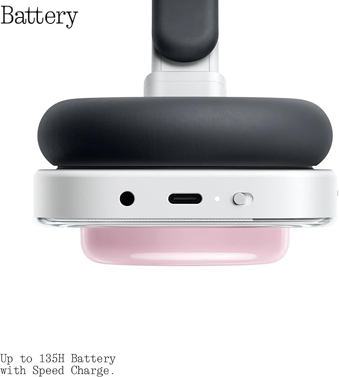 Nothing Headphone (a) 2026 New, Adaptive Active Noise Cancelling Headphones, Wireless Over Ear Bluetooth 5.4 ANC Headset with LDAC Hi-Res, 5 HD Mics Ultra Bass via APP, 135 Hours Playtime, Black