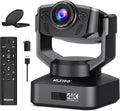 NexiGo Zoom Certified, N990 (Gen 2) 4K PTZ Webcam, Video Conference Camera System with 5X Digital Zoom, Sony_Starvis Sensor, Position Preset, Dual Stereo Mics, 3.5mm Audio Jacks for External Mics