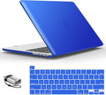 IBENZER Compatible with MacBook Pro 16 Inch Case A2141 Release 2020 2019, Hard Shell Case with Keyboard Cover & Type C Adapter for Old Version Mac Pro 16’’, Royal Blue, T16-RBL+1TC
