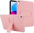 Case for iPad 11th Generation (A16) 11 Inch 2025/iPad 10th Generation 10.9" 2022, TPU & Hard PC Back Cover with Kickstand Feature Screen & Camera Defense Shockproof Bumper, Pink