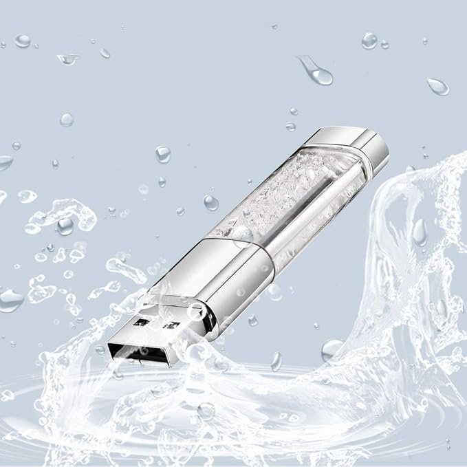 USB Flash Drive, 8GB / 16GB / 32GB USB2.0 USB Memory Stick Date Storage Pendrive Thumb Drives (16GB, Clear)
