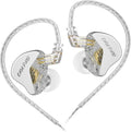 CCA CRA PRO in Ear Monitor Headphones, Ultra-Thin DLC Diaphragm Dynamic Driver Gaming Earbuds, Clear Sound & Deep Bass, IEMS for Singer Musicians Drummers DJ