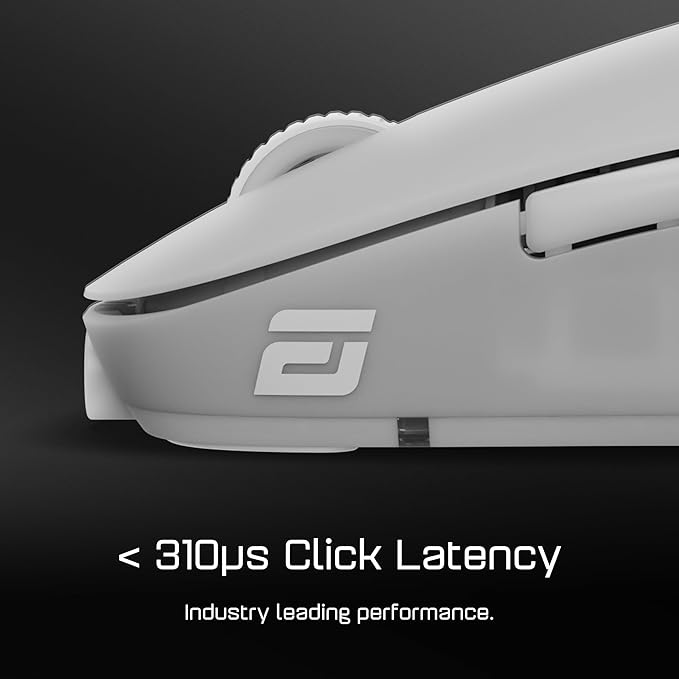 ENDGAME GEAR XM2w 4k Wireless Gaming Mouse – 4000Hz Polling Rate, Kailh GX Switches, PixArt PAW3395 Sensor, Lightweight ~63 g, White Frost