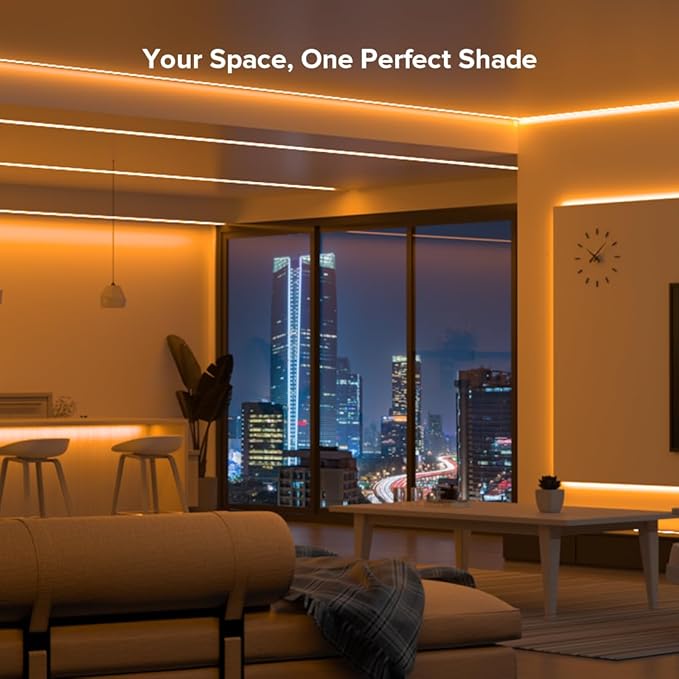 BTF-LIGHTING FCOB COB FOB LED Strip Lights 5V USB Powered 9.8FT 960LEDs Orange Color 8mm Width Dimmable CRI 90+ with 3M Tape Flexible High Density for 3D Printer TV Backlight PC DIY Decor