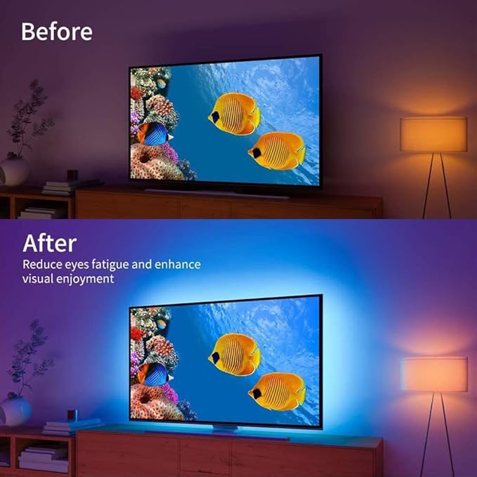 ZSLAIFU 5V USB LED Light Strip, COB LED Strip Lights, Ice Blue 5V LED Lights, Small LED Strip Light, TV Lights for TV Under Cabinet Kitchen Living Room Shelving or Displays (Ice Blue, 3.28ft)