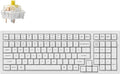 Keychron K4 Pro QMK/VIA Bluetooth Wireless Mechanical Keyboard, 96% Layout Custom Programmable Gaming Keyboard with White Backlit, Hot-Swappable K Pro Banana Switch for Mac Windows Linux - White
