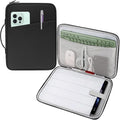 CAAORDKSO 12.9 Inch Tablet Sleeve Bag for iPad Pro 13-inch (M4) 2024, iPad Air 13-inch (M3/M2) 2025, iPad Pro 12.9-inch (6th/5th/4th/3rd Generation) with Magic Keyboard, Waterproof iPad Case Bag Black