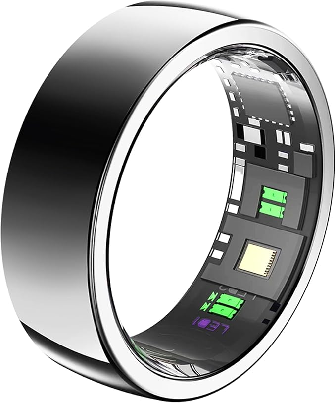 Smart Ring for Women Health Ring for Men Fitness Tracker with Heart Rate Monitor Sleep Monitoring Pedometer Calorie for Android iOS