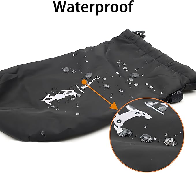 Protective Aircraft Sleeve for Dji Mavic Mini 3/3/4/5 Pro/Air 3s/Neo//Mini 4K RC 2/RC N1/N2 Remote Controller Portable Storage Pocket Carring Bag for Drone Accessories(Drawstring+Hook)