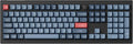 Keychron V6 Max Fullsize Custom Wirless Mechanical Keyboard, 2.4 GHz/Bluetooth/Wired 3-Mode RGB Backlight QMK/VIA Programmable Macro, Hot-Swap Gateron Jupiter Banana Switch PBT Keycaps for Mac Windows