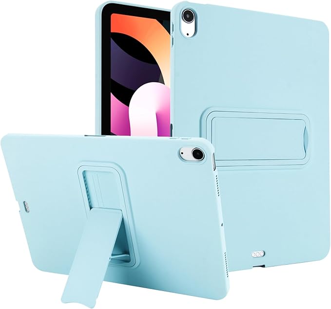 for iPad Air 11-inch M4/M3/M2 (2026/2025/2024) Case, Shockproof Protective Back Cover with Kickstand Slim Shell for Women Men, Lightblue