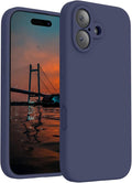 FireNova Magnetic for iPhone 17 Case, Compatible with MagSafe, [Integrated Silicone Camera Control Button] [Camera Protection] Anti-Scratch Microfiber Lining Phone Case, 6.3", Navy Blue
