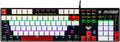 MechLands Aula S500 Wired Gaming Keyboard, 100% Full Size Mechanical Keyboard with Number Pad, 104 Keys, NKRO, RGB Backlits, Shine Through Keycaps, Ergonomic for PC E-Sports (Black&Red, Blue Switch)