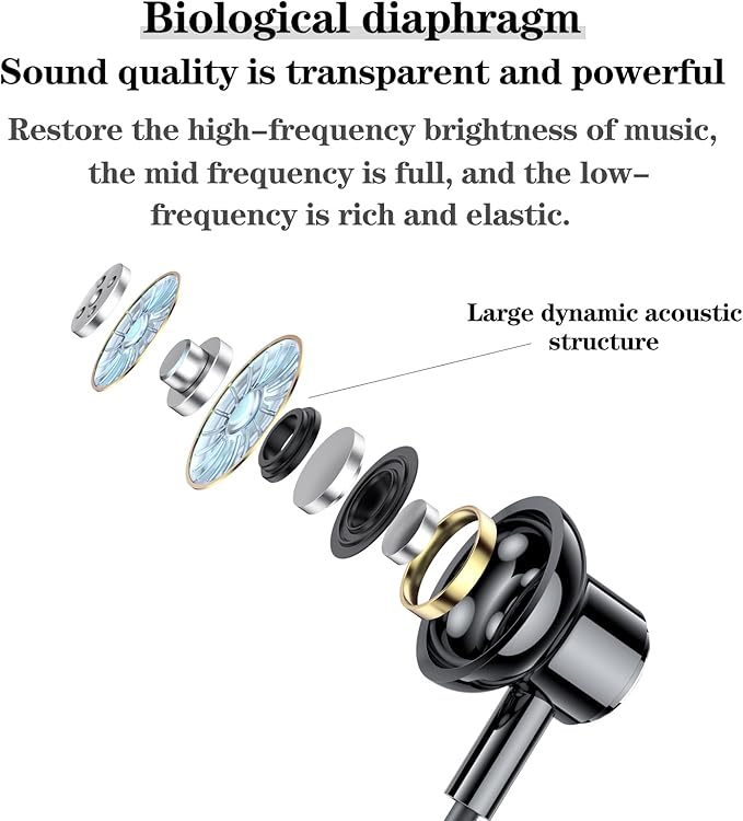 LANDIBO Wireless Bluetooth 5.0 Neck Earbuds with 100 Hours of Playback, IPX5 Waterproof Sports Earphones with Microphone, Magnetic, TF Card Slot, for Gym Running Exercises (A12)