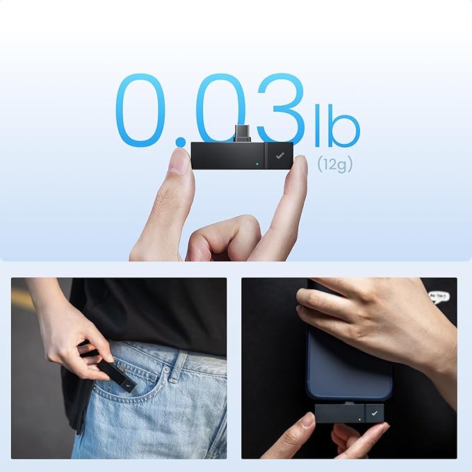 HiDock P1 mini AI Voice Recorder: Smart Voice Recorder Work with Wireless Earbuds for Meeting Lectures Calls BlueCatch Tech Digital Audio Recorder Transcription Summary HiNotes APP Control 32GB