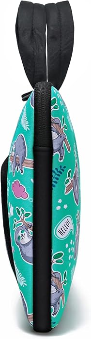 11.6 12 12.5 inch Two Pockets Laptop Sleeve Chromebook Case Ultrabook Case Notebook Tablet Case Neoprene Handle for Men Women