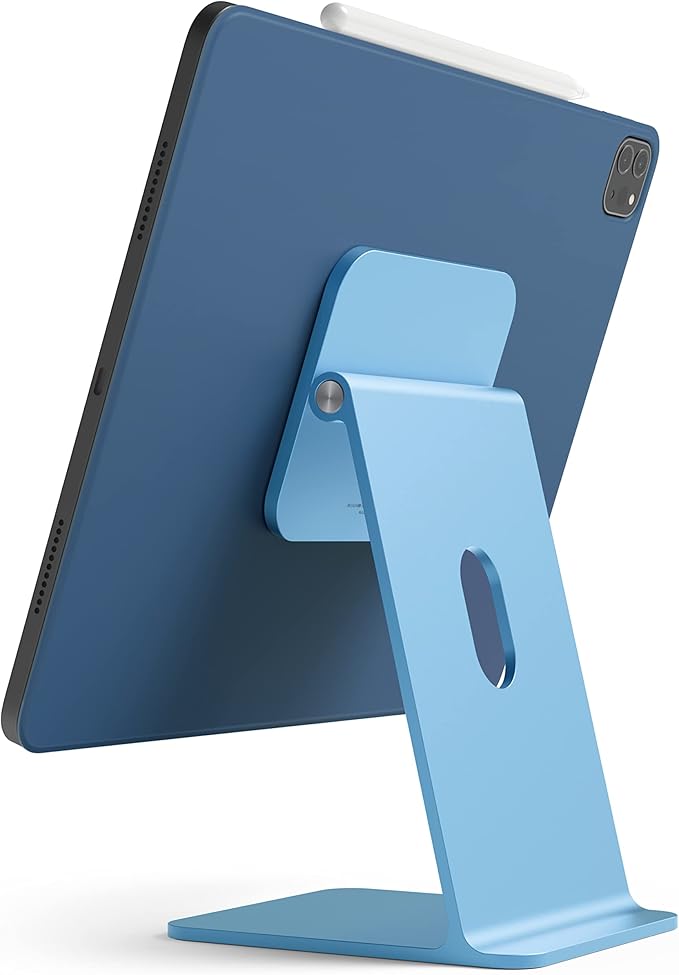 elago Premium iPad Magnetic Stand Designed for iPad Pro 12.9"(5th, 4th Gen), 11"(3rd, 2nd Gen), Air 10.9"(5th, 4th Gen), Mini 8.3"(6th Gen, A17 Pro), 10.9"(10th Gen) [Light Blue]