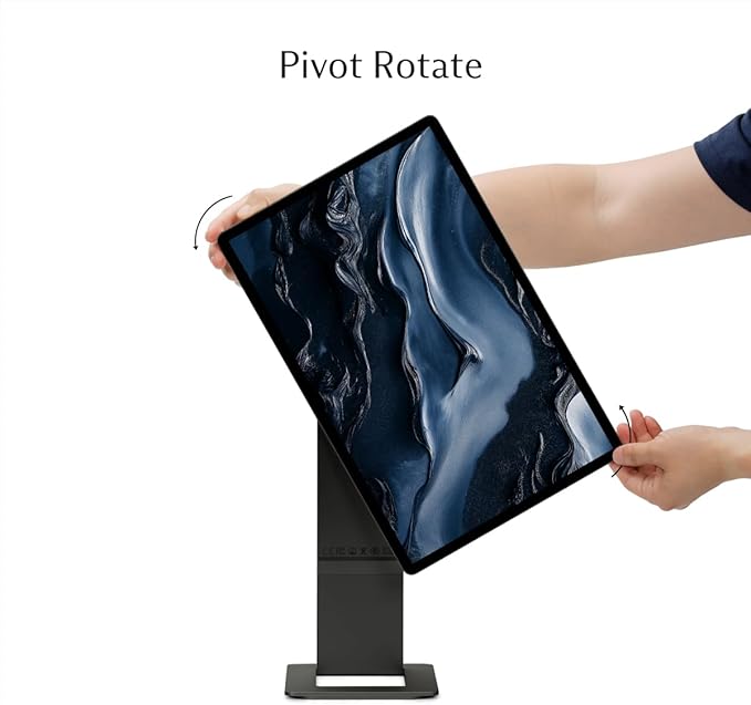 SOTSU FlipAction Elite 16" Portable Monitor | 4K | Super Compact | Pivot Rotate | 3840x2400 DCI P3 | 60Hz | 450 Nits | Full Metal CNC | Perfect Match for Mac and Windows (Space Black)