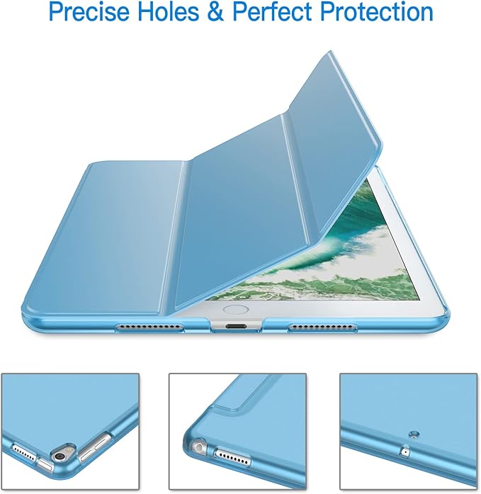 JETech Case for iPad Pro 10.5-Inch and iPad Air 3 (10.5-Inch 2019, 3rd Generation), Smart Cover Auto Wake/Sleep Cover (Blue)