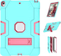 3 in 1 Hybrid Case for iPad Air 3 10.5" & iPad Pro 10.5" - Heavy Duty Rugged Stand, Shockproof, Anti-Slip & Scratch, Green/Red