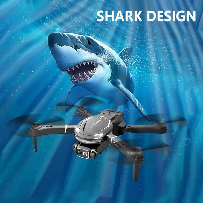 FLYVISTA Cool Mini Drone with Camera for Kids Adults Beginners, 1080P FPV Camera Remote Control Drone for Kids with 2 Batteries, One-Click Take Off/Landing, Altitude Hold, Headless Mode, 360° Flips, 3-Gear Speeds , Emergency Stop, Toys Gifts for Adults...