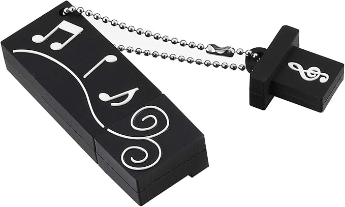 USB Flash Drive, 8GB / 16GB / 32GB USB2.0 Cute Shape USB Memory Stick Date Storage Pendrive Thumb Drives (64GB, Piano)