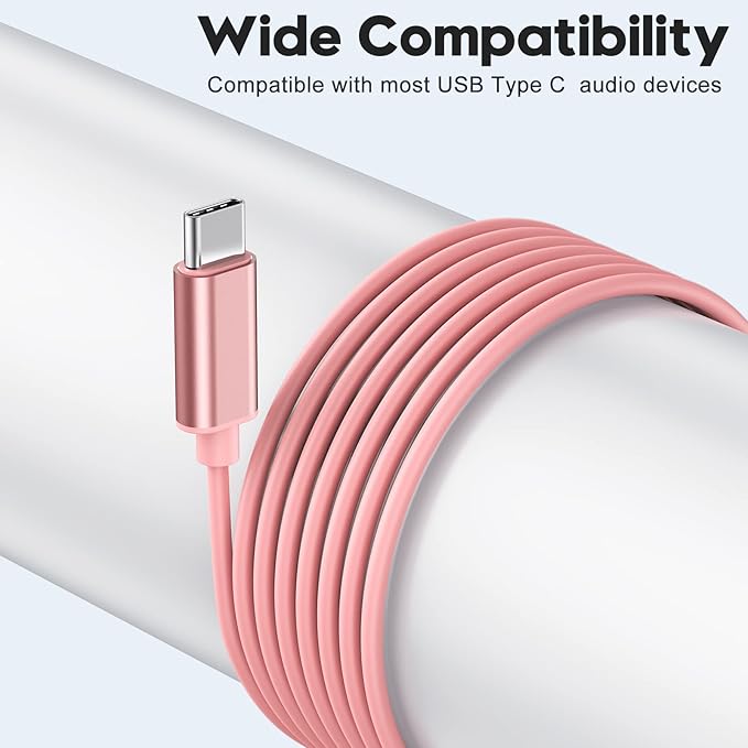 USB C Headphones for Samsung Galaxy S26 S25 S24 S23 S22 S21 S20 A56 A17 A16 Wired USB C Earbuds with Mic Volume Control Earphones USB Type C Headphones for iPhone 17 16 15 Pro Max Plus iPad 10 Pixel